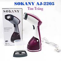 SOKANY AJ-2205 1200 Вт ручной отпариватель 1200 вт цвет: фиолетовый , отпариватель с насадками