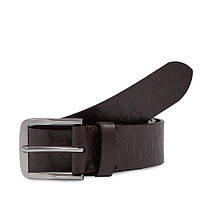 Urbanshop com ua Чоловічий ремінь Classic Flat Lthr Belt 35Mm Aop K50K511518 Bitter Brown Allover 01C РОЗМІРИ