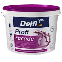 Краска латексная акриловая фасадная Delfi Profi Facade 7кг