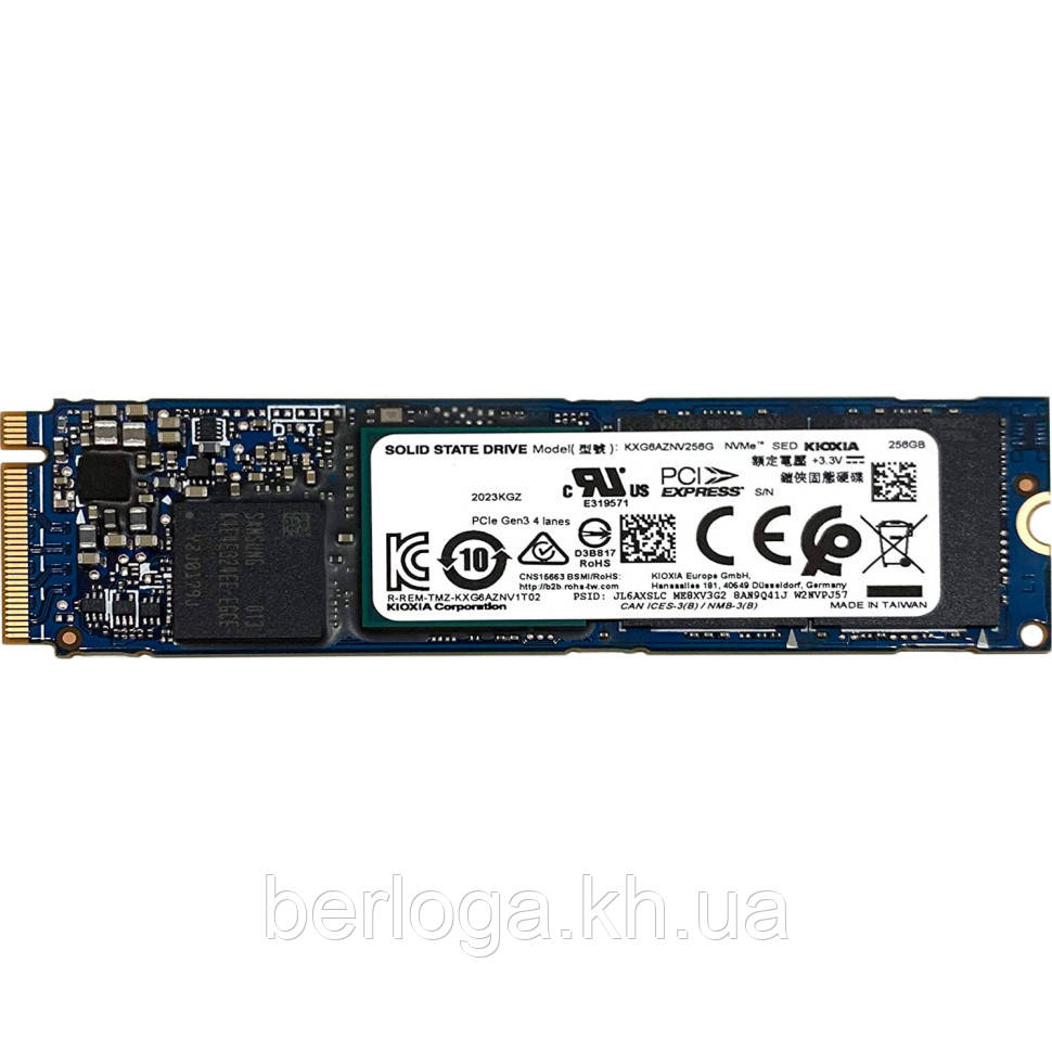 SSD накопичувач Kioxia/  XG6 NVMe  M.2 2280 256 ГБ  б/в