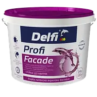 Краска латексная акриловая фасадная Delfi Profi Facade 4.2кг