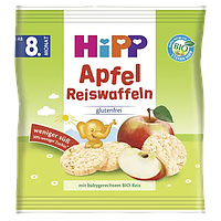 Hipp органические рисовые коржики с яблоком от 8 месяцев