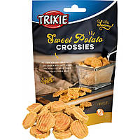 Лакомство Trixie Sweet Potato Crossies для собак, с курицей и сладким картофелем, 100 г
