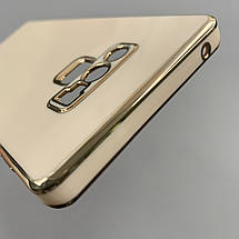 Чохол для Samsung Galaxy Note 9 чохол із золотою окантовкою на телефон самсунг нот 9 пудровий h7y, фото 5