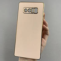 Чехол для Samsung Galaxy Note 8 чехол с золотой окантовкой на телефон самсунг нот 8 пудровый h7y