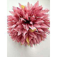 Головка хризантемы, 12 см, розовая