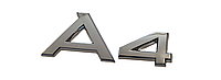 Эмблема Ауди Audi A4 Хром