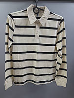 Сорочка трикотажна котонова в полоску з довгим рукавом Only для хлопчиків, на зріст 146-152 cм, 11-12 років