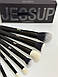 Набір пензлів для макіяжу Jessup Customary Brush Set 10 штук, фото 5