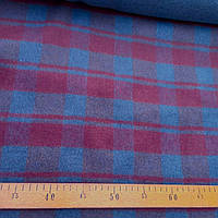 Пальтова двостороння тканина в клітинку