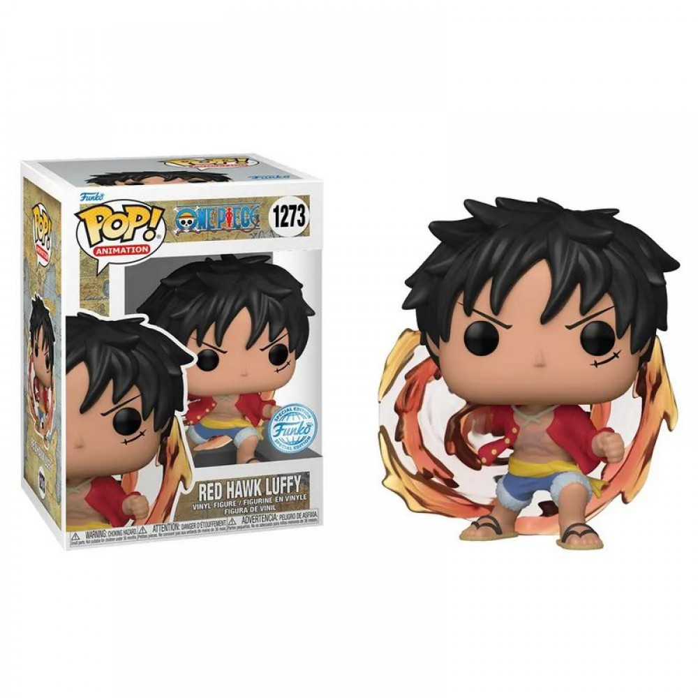 Фігурка FUNKO POP ONE PIECE - LUFFY RED HAWK