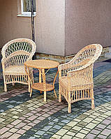 Набір плетених меблів з лози