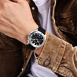 Механічний з автопідзаводом годинник для дайвінгу (20 АТМ) Pagani Design PD-1767 Silver-Black, фото 6