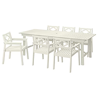 Стол и 6 стульев BONDHOLMEN IKEA 495.511.80