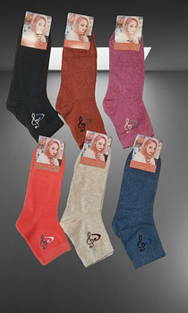 Шкарпетки жіночі бавовна стрейч Україна. Розмір 23-25. Від 12 пар по 11,50грн