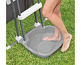 Ванночка, піддон для ополіскування ніг, для драбини Intex 29080, 56х46х9 см, сірий, фото 3