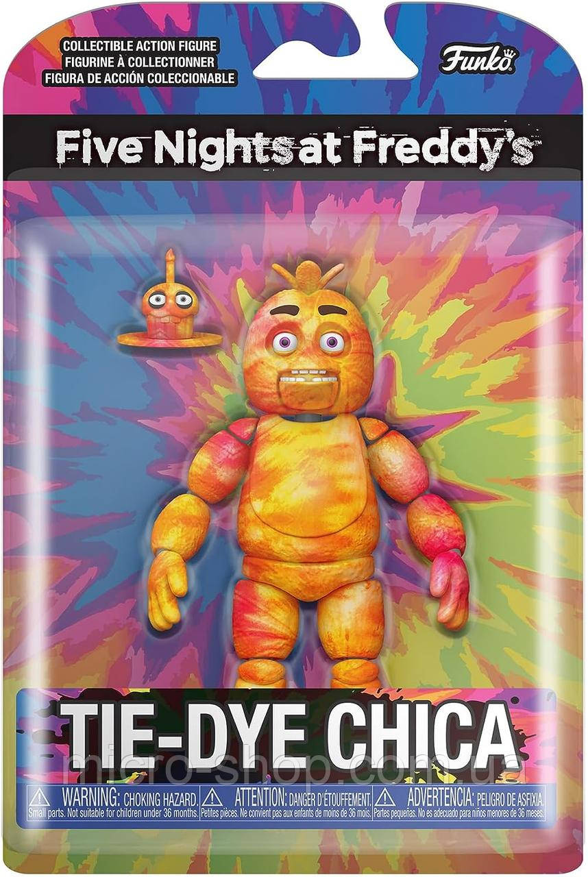 Фігурка Фанко Чіка FNAF П'ять ночей з Фредді Аніматронік Funko Pop Five Nights на Freddy's, Tie Dye Chica