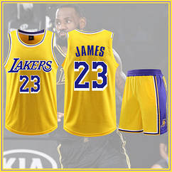 3XL Баскетбольна Форма жовта Леброн Джеймс 23 Лейкерс LeBron James Los Angeles Lakers