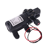 Акумуляторний насос для обприскувача 12 в водяний мембранний насос форсунка 6 л/хв помпи для обприскувачів, фото 3