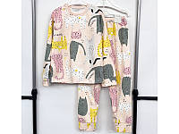 Пижама для девочки Котики, интерлок, не утепленная, от 98 см до 146 см