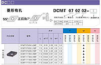 DCMT11Т308 LF9018 пластина твердосплавная DESKAR