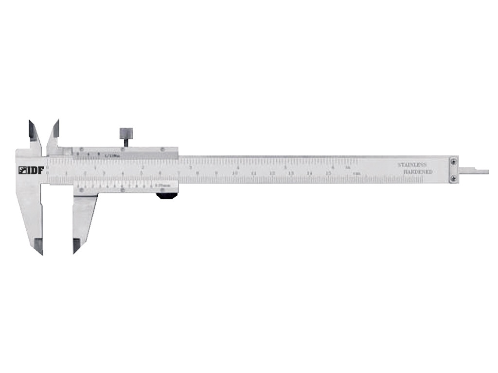 Штангенциркуль нониусный ШЦ-I-150 0.05мм IDF Италия ГОСТ166-89 - фото 1 - id-p13448202