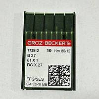 Голки Groz-Beckert оверлочні B 27 №80