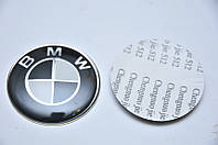 Эмблема на руль BMW 45мм (аналог) 3D Логотип 45mm БМВ наклейка в руль