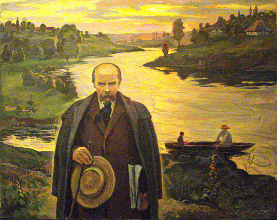 Картина "Шевченко на Україні" автор Коровай А. Н. 1974 рік, фото 1
