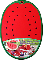 Доска разделочная "Арбуз" красная