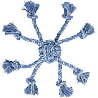 Игрушка для собак Trixie Мяч плетёный с верёвками d=44 см (текстиль, цвета в ассортименте) n