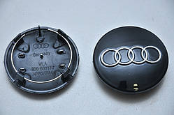 Ковпачки Audi 68mm ОЕМ Номер: 8D0601170, 8D0 601 170 Чорні