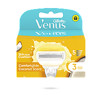 Змінні картриджі для гоління (Леза) Venus Olay Comfortglide Coconut 3 шт