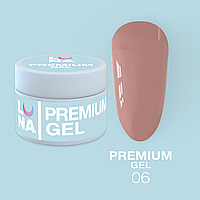 Гель для наращивания Premium Gel №06 15 ml