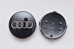 Ковпачки Audi 59mm OEM Номер: 4b0601170, 4b0 601 170 Чорні