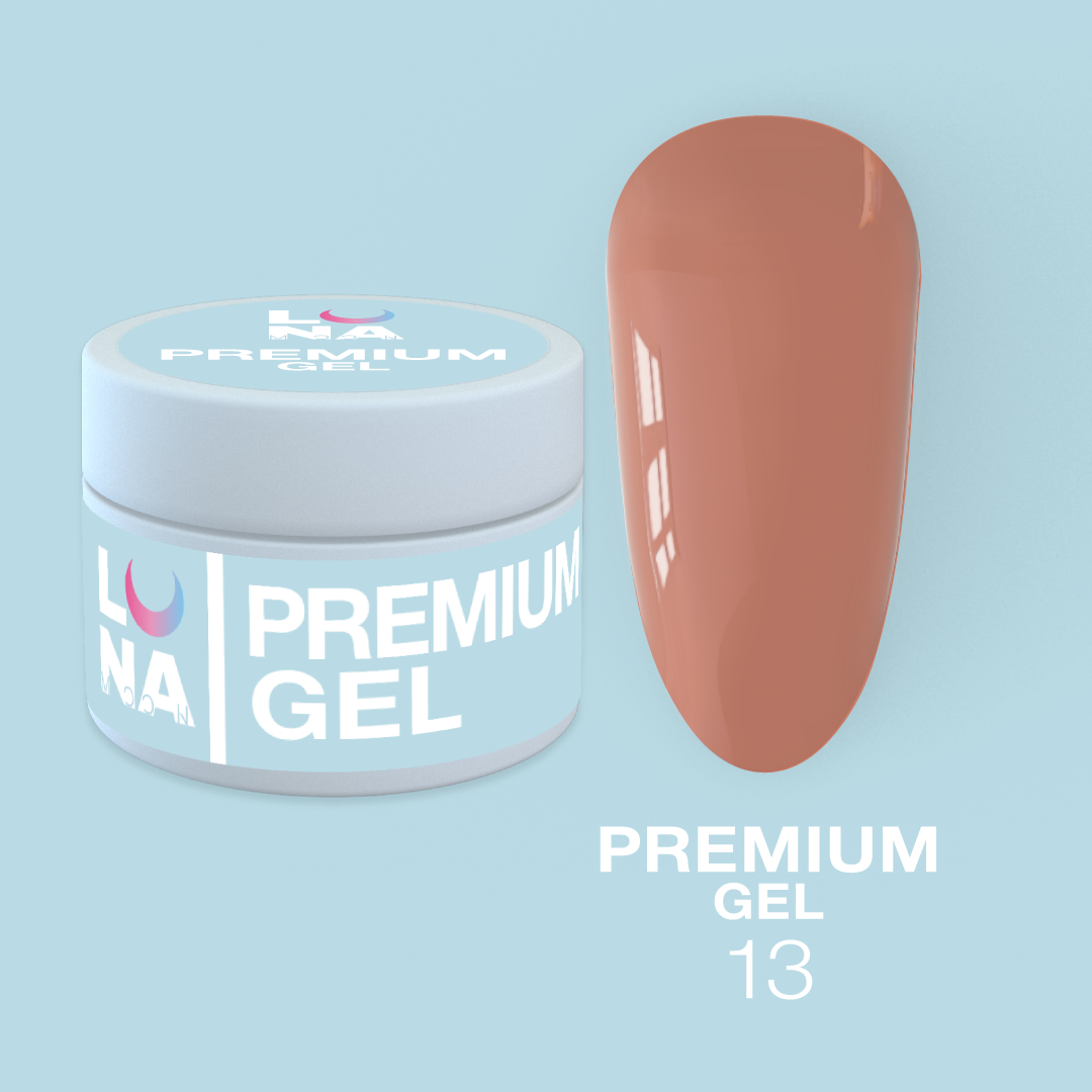 Гель для нарощування Premium Gel №13 30 ml LUNAmoon, фото 1