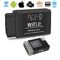 Автомобільний сканер ELM327 V1.5 OBD2 Wi-Fi  для IOS Android, автосканер діагностичний Код:MS05