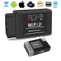 Автомобильный сканер ELM327 V1.5 OBD2 Wi-Fi для Android, автосканер диагностический Код:MS05