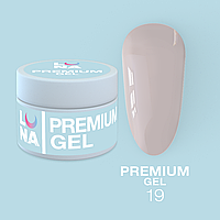 Гель для наращивания Premium Gel №19 15 ml