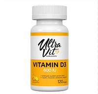 Вітаміни та мінерали VPLab Vitamin D3 600 IU - 120 капс