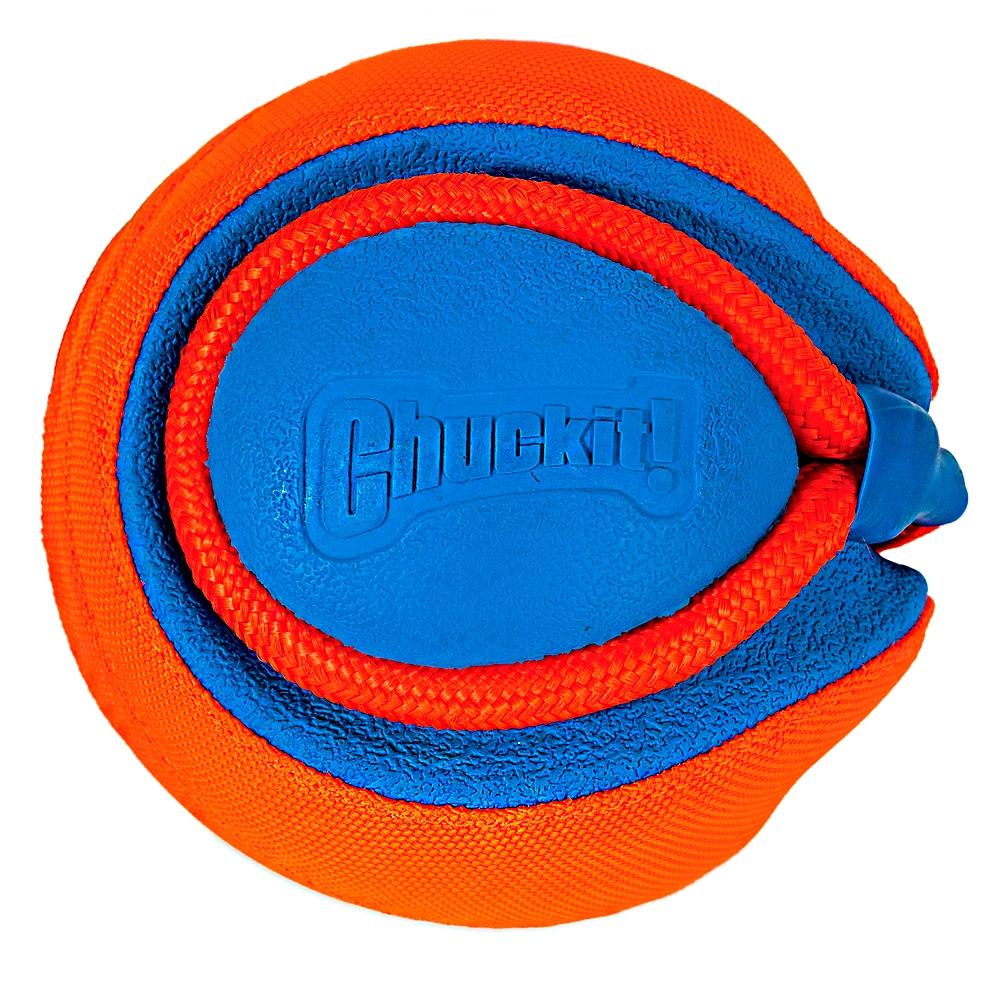 Іграшка легкий м'яч на мотузці для собак CHUCKIT! ROPE FETCH
