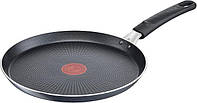 Tefal C38510 XL Force Crepe Pan 25 см, антипригарное покрытие, стойкое к тепловому сигналу, диффузное дно, чре