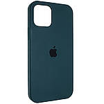 Чохол Silicone case iPhone 12Pro Max Dark green