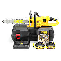 Аккумуляторная цепная пила DeWalt DCM575N (36V, 6Ah, шина 40см). АКБ пила Деволт