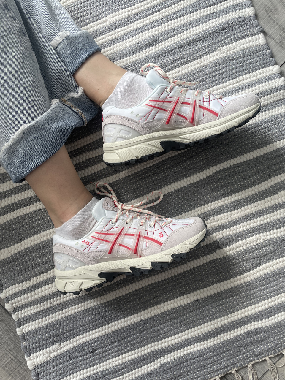 Кросівки жіночі білі Asics Gel-Sonoma 15-50 Airbag White Cayenne (12803)