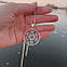 Срібний Куб Метатрону амулет двосторонній - кулон зі срібла 925 проби (⌀30 мм, 6,5 г), фото 3