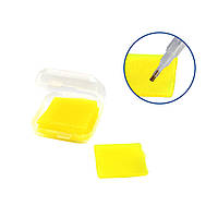 Аксесуари для алмазної вишивки Клей для алмазної мозаїки 25х25 мм в коробочці жовтий BrushMe GL302