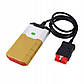 Мультимарковий Автосканер Delphi ds1507 original Bluetooth/USB V3 Gold, фото 4