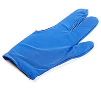 Перчатки для бильярда синие