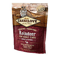 Сухой корм для активных кошек Carnilove Cat Raindeer - Energy & Outdoor 400 г (оленина и кабан) l